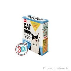 Metallpurk / XL / 3D Cat Food цена и информация | Посуда для хранения еды | kaup24.ee