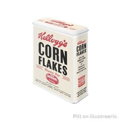 Металлическая банка/XL/Kellogs´s Corn Flakes The Original  цена и информация | Посуда для хранения еды | kaup24.ee