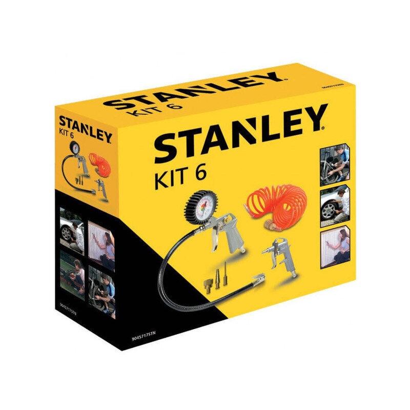 Õhkotsikud KIT 6 Stanley цена и информация | Käsitööriistad | kaup24.ee