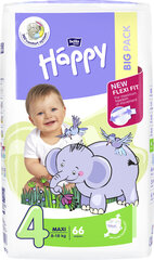 Mähkmed Happy Maxi, 4. suurus (8-18 kg), 66 tk цена и информация | Подгузники | kaup24.ee