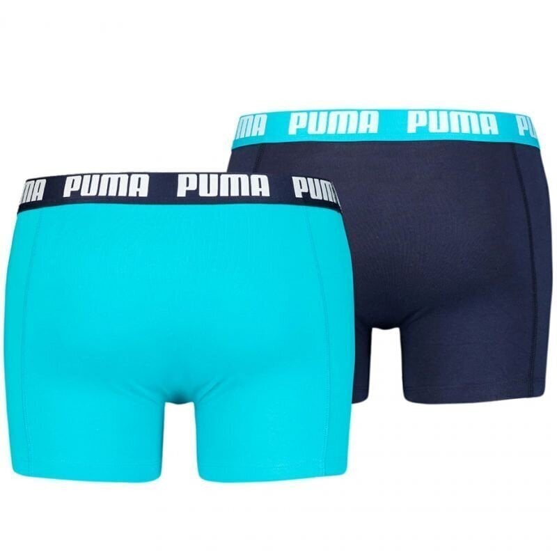 Trikotaažist aluspüksid Puma Basic Boxer, Sinine hind ja info | Meeste aluspesu | kaup24.ee