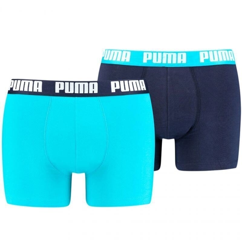 Trikotaažist aluspüksid Puma Basic Boxer, Sinine hind ja info | Meeste aluspesu | kaup24.ee