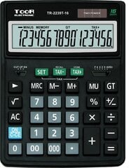 Kalkulaator TOOR 2239T, 16 numbriline цена и информация | Канцелярские товары | kaup24.ee