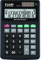 Kalkulaator TOOR 2296T, 12 numbriline цена и информация | Смягчает воду и защищает Вашу посудомоечную машину от извести. | kaup24.ee
