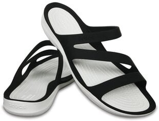 Crocs™ женские босоножки Swiftwater Sandal, черные цена и информация | Сандалии на липучке | kaup24.ee