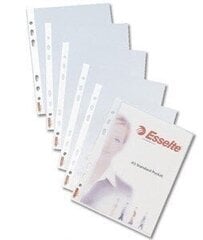 Кармашки Esselte, A4 прозрачные, 100 шт. цена и информация | Смягчает воду и защищает Вашу посудомоечную машину от извести. | kaup24.ee