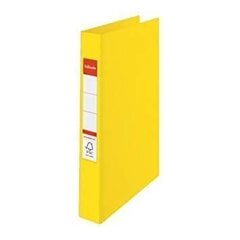 Rõngasköitja ESSELTE, 4 rõngast, A4, 35 mm, kollane hind ja info | Kirjatarbed | kaup24.ee