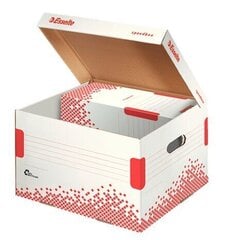 Arhiivikarp - konteiner ESSELTE, 433x263x364 mm, valge hind ja info | Kirjatarbed | kaup24.ee