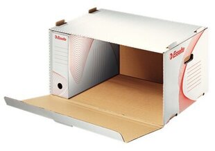 Arhiivikarp - konteiner ESSELTE, küljelt avatav, 360x258x540 mm, valge hind ja info | Kirjatarbed | kaup24.ee