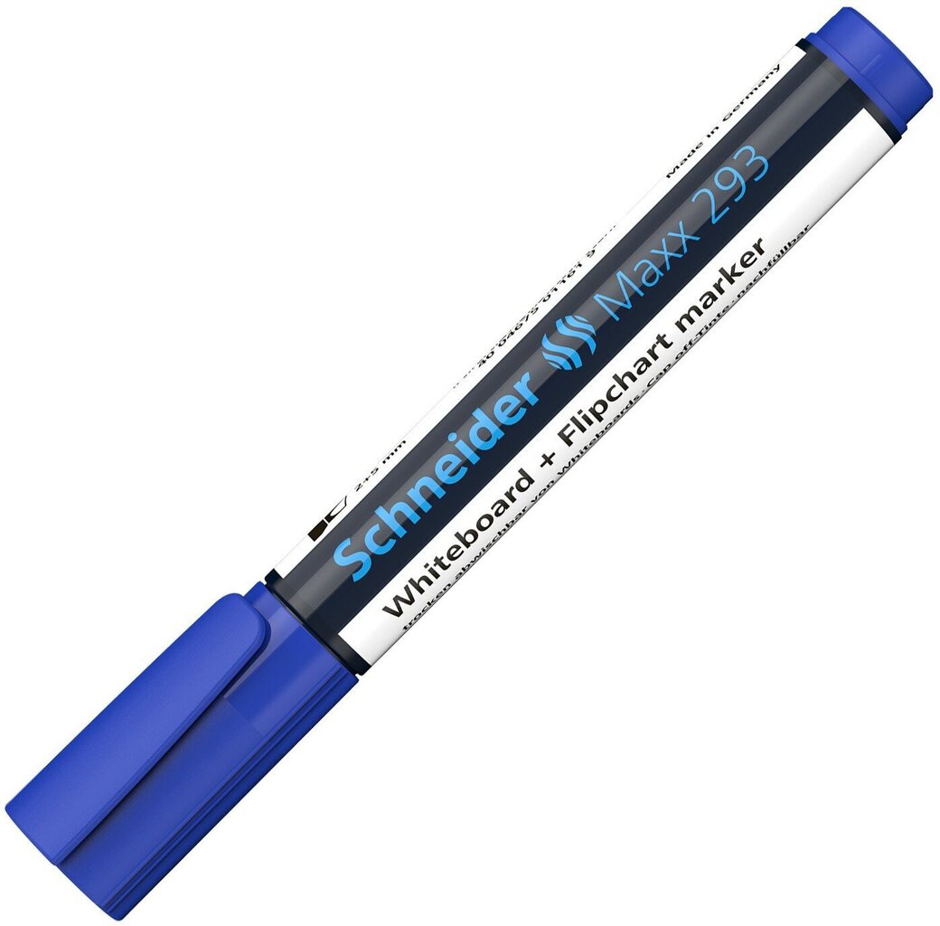 Marker tahvlile ja kaustikutele SCHNEIDER Maxx 293, 2-5 mm, sinine цена и информация | Kirjatarbed | kaup24.ee