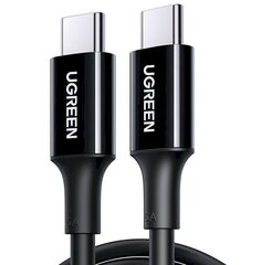 UGREEN US300 USB-C cable to USB-C, 100W, 5A, 2m (black) цена и информация | Кабели для телефонов | kaup24.ee