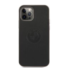 BMHCP12LREELK BMW Signature Leather Embossed Logo Hard Case for iPhone 12 Pro Max 6.7 Black hind ja info | Telefoni kaaned, ümbrised | kaup24.ee