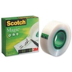 Matt kleeplint SCOTCH MAGIC INVISIBLE, 12 mm x 33 m hind ja info | Kirjatarbed | kaup24.ee