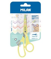 Käärid mustriga MILAN, geltonos, 13.4 cm цена и информация | Канцелярские товары | kaup24.ee