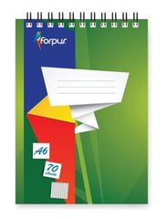 Блокнот Forpus, A6, 70 листов цена и информация | Тетради и бумажные товары | kaup24.ee