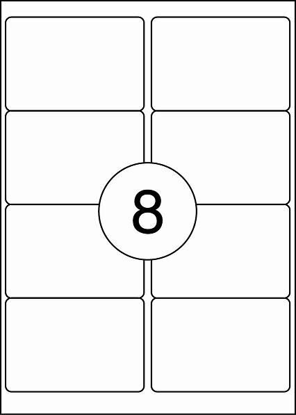 Etiketikleebised RILLPRINT 99,1x67,7 mm, A4, 8 kleebist lehel, 100 lehte hind ja info | Vihikud, märkmikud ja paberikaubad | kaup24.ee