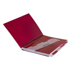 Тетрадь со спиралью Coolpack, A5, 200 страниц, в клеточку, красная цена и информация | Тетради и бумажные товары | kaup24.ee