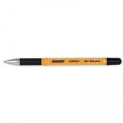 Шариковая ручка Stanger fine point softgrip, 0,7 мм, черная цена и информация | Письменные принадлежности | kaup24.ee