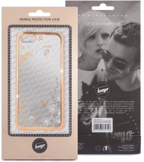 Tagakaaned Beeyo    LG    X Power Secret Garden TPU    Gold цена и информация | Telefoni kaaned, ümbrised | kaup24.ee