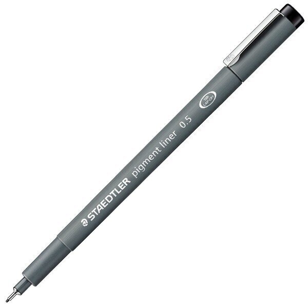 Rapidograaf STAEDTLER PIGMENT LINER, 0,2 mm, must hind ja info | Kirjutusvahendid | kaup24.ee