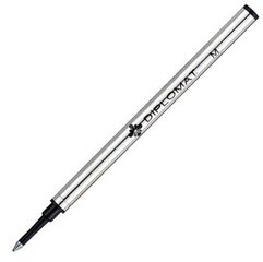 Südamik DIPLOMAT Metall Rollerball M, metall, must цена и информация | Письменные принадлежности | kaup24.ee