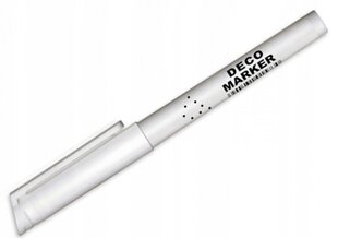 Püsimarker GRANIT DECO M850, valge, 1,0mm, ümmargune pea hind ja info | Kirjutusvahendid | kaup24.ee
