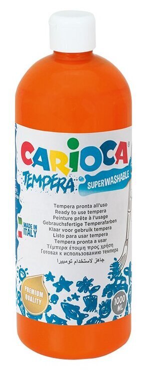 Guaššid CARIOCA, 1000 ml, oranž hind ja info | Kunstitarbed, voolimise tarvikud | kaup24.ee