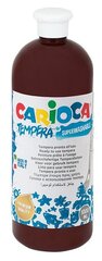 Guaššid CARIOCA, 1000 ml, tumepruun hind ja info | Kunstitarbed, voolimise tarvikud | kaup24.ee