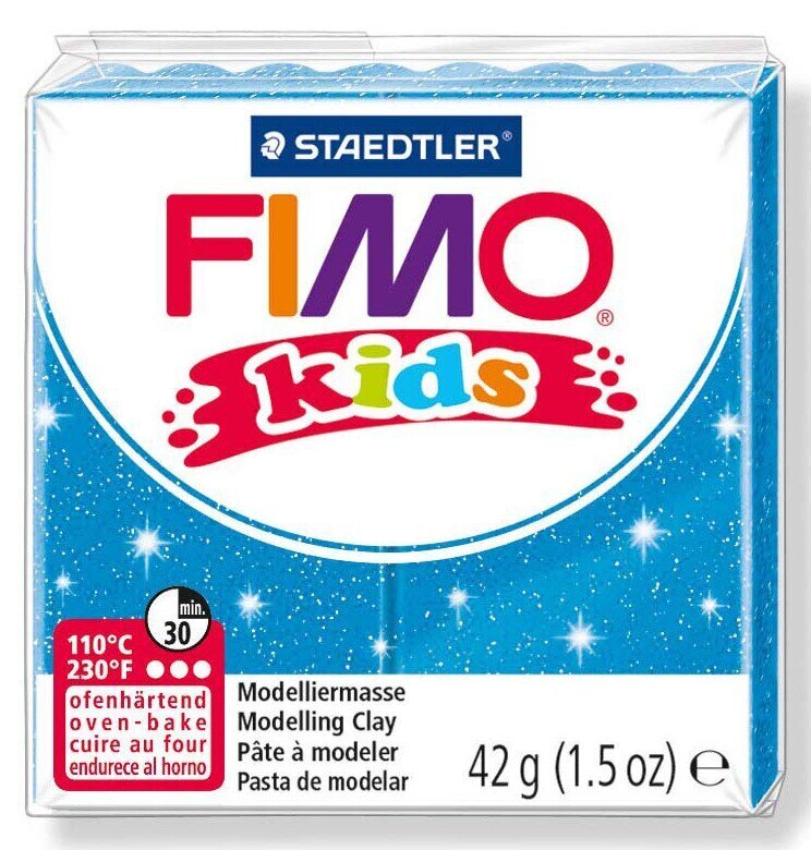 Polümeersavi lastele FIMO, läikiv sinine, 42 g hind ja info | Kunstitarbed, voolimise tarvikud | kaup24.ee