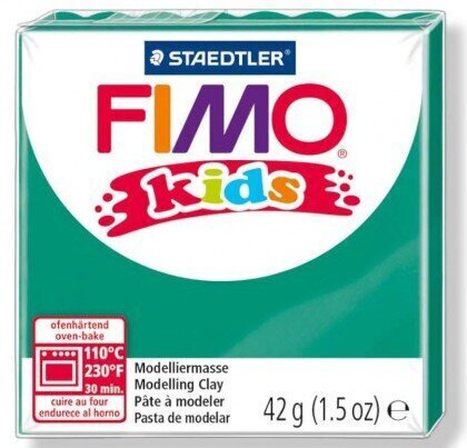 Polümeersavi lastele FIMO, roheline, 42 g hind ja info | Kunstitarbed, voolimise tarvikud | kaup24.ee