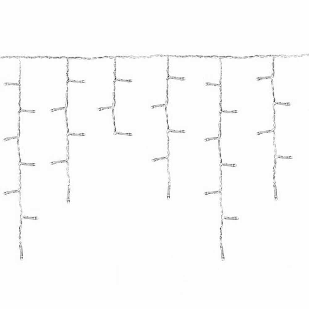 Valguskardin 100LED külm valge 5.5M цена и информация | Jõulutuled | kaup24.ee