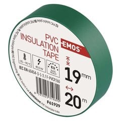 PVC ISOLATSIOONITEIP 19mm/20M roheline hind ja info | Käsitööriistad | kaup24.ee