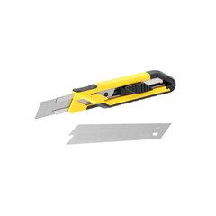 Нож 18мм + 3 лезвия Stanley цена и информация | Механические инструменты | kaup24.ee