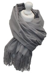 Серый женский шарф цена и информация | Женские шарфы, платки | kaup24.ee