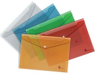Чехол-конверт с зажимом Forpus A4, желтый цена и информация | Канцелярские товары | kaup24.ee