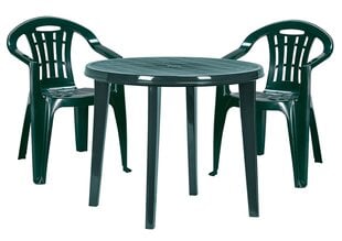 Садовый стул Mallorca, темно-зеленый цена и информация | Садовые стулья, кресла, пуфы | kaup24.ee