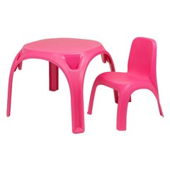 Lastetool Kids Table, roosa hind ja info | Laste lauad ja toolid | kaup24.ee