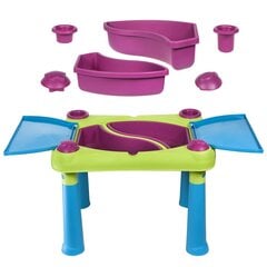 Детский игровой столик Creative Fun Table, зеленый / фиолетовый цена и информация | Детские столы и стулья | kaup24.ee