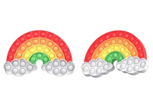 Silikoonist mänguasi Pop it Rainbow цена и информация | Настольные игры, головоломки | kaup24.ee