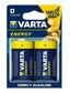 Patareid Varta LR20 Energy, 2 tk. цена и информация | Patareid | kaup24.ee