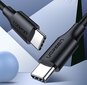 Ugreen US287 USB-C kaabel 0,5 m must цена и информация | Mobiiltelefonide kaablid | kaup24.ee