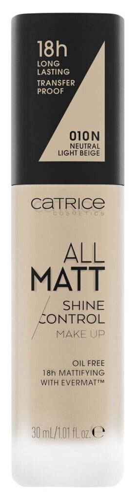 Kreemjas puuder Catrice All Matt Shine Control, 30 ml hind ja info | Jumestuskreemid, puudrid | kaup24.ee