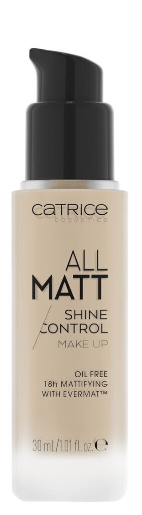 Kreemjas puuder Catrice All Matt Shine Control, 30 ml цена и информация | Jumestuskreemid, puudrid | kaup24.ee