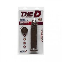 Dildo Doc Johnson The Realistic D Pruun 20,32cm hind ja info | Dildod | kaup24.ee