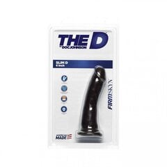 Dildo Doc Johnson The Slim D Pruun 16,51cm hind ja info | Dildod | kaup24.ee