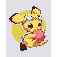 Maalimiskomplekt numbrite järgi, Pikachu 15x20 цена и информация | Живопись по номерам | kaup24.ee