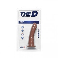 Dildo Doc Johnson The Slim D Hele pruun 16,51cm hind ja info | Dildod | kaup24.ee