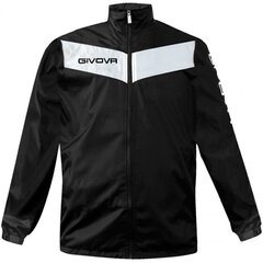 Спортивная куртка Givova Rain Scudo RJ005 1003, черная цена и информация | Мужские куртки | kaup24.ee