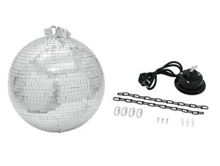 Зеркальный дисковый шарик Eurolite 40см с мотором MD-1515 цена и информация | Принадлежности для музыкальных инструментов | kaup24.ee