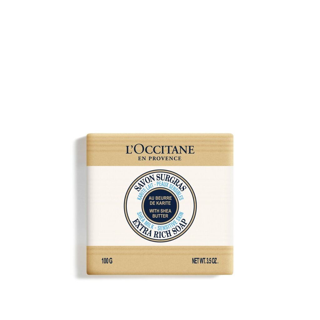 Seep L'Occitane Shea Milk Extra Rich, 100 g цена и информация | Seebid | kaup24.ee